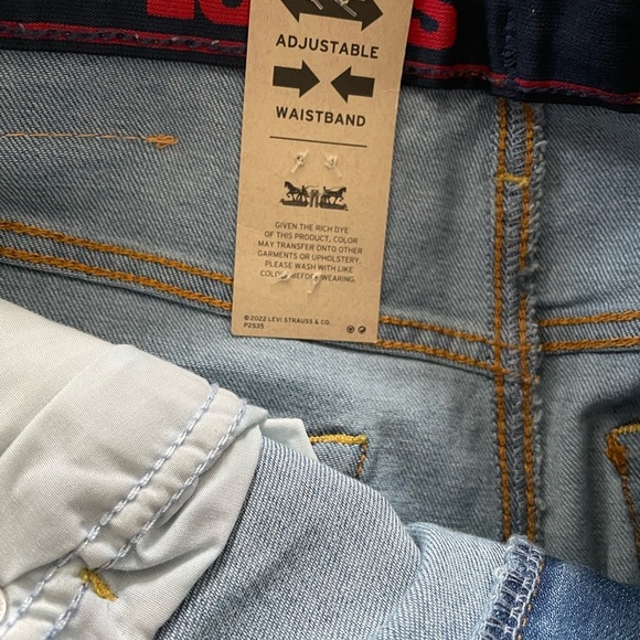 Levi's Light Blue Straight Jeans 12 Husky - Picture 9 of 12